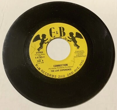 The Live Experience 1976 SOUL FUNK 45 Connection / Bed Time Story E&B VG++ HEAR - image 1 of 2