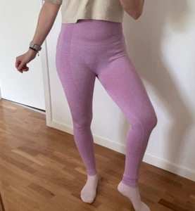 Damen Sportleggings Hose pink rosa eng stretch dehnbar Top Sport Seamless S 36 - Bild 1 von 6