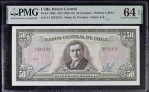 Chile, Banco Central, 50 Escudos ND (1962-75) - Printer: CdM-C - Picture 1 of 2
