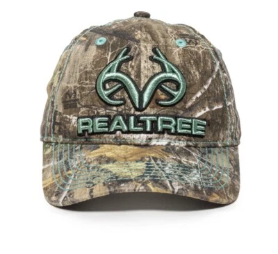 Sombrero estilo béisbol Realtree Hunting no estructurado para damas, borde camuflado, adulto Foto 1 de 4