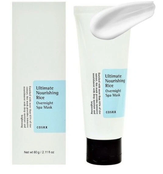 COSRX Ultimate Nourishing Rice Overnight Spa Mask - 60ml-Brightening & Hydration - Image 1 of 1