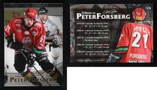 2004-05 Card Cabinet SHL Elitset Tribute to Peter Forsberg #3 HOF