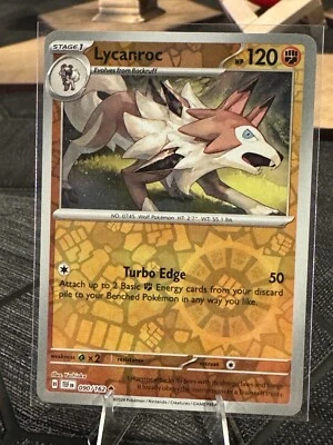 Lycanroc 090/162 Sv05: Temporal Forces Reverse Holo - Image 1 of 3