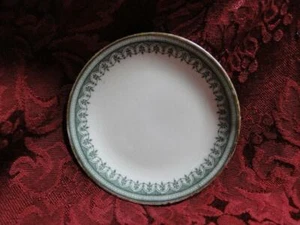 Tressemanes & Vogt TRV3, Green Geometric Rim, Gold: Butter Pat (s), 3" - Picture 1 of 3