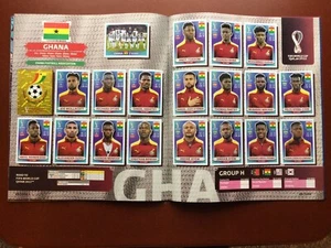 Panini Fifa World Cup album Qatar 2022  Original Ghana team 20 stickers. - Picture 1 of 7