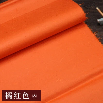 Papel de arroz Xuan de fibra colorida 10 piezas pintura caligrafía hecha a mano papel Yunlong Foto 1 de 4