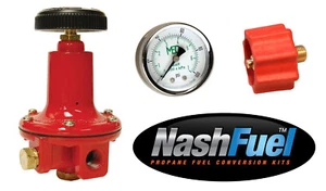 Propane Regulator Adjustable100Psi Megr-6120-30 Gauge Dial ME519 1-5/16" ACME - Picture 1 of 1