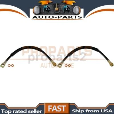 Kit de manguera de freno hidráulico frontal primera parada 2 piezas para Jeep CJ7 1980 1981 2,5 L Foto 1 de 4