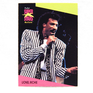 LIONEL RICHIE SUPERSTARS MUSIC CARD
