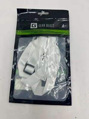 (CANTIDAD 4) Gear Beast Universal Teléfono Celular Cordón Silicona Teléfono Celular Soporte Blanco Foto 1 de 4