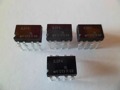 10 x ILD74 Optocoupler (Dual) Vishay TRANSISTOR O/P (10 pcs) NEW