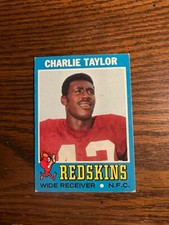 1971 TOPPS FOOTBALL CARD #26 CHARLIE TAYLOR EX+/EXMT!!!!!!!!!
