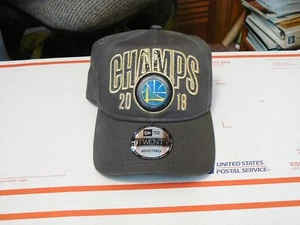 Golden State Warriors 2018 NBA Championship Hat/ NEW ERA Adjustable - Picture 1 of 5