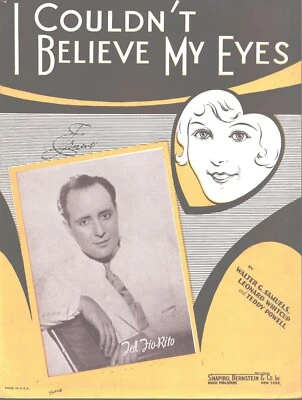 Partituras vintage I Couldn't Believe My Eyes 1935  Foto 1 de 3