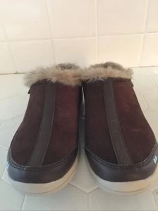 Ryka Azure Fashion SLIP ON  Brown/Blue/Cream Shoes US WOMEN SZ 7 EUC  - Picture 1 of 12