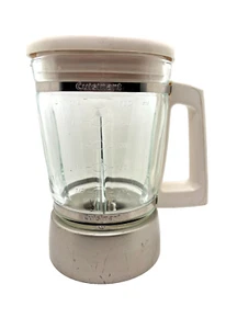 Jarra de repuesto de vidrio para licuadora Cuisinart CB-600 sin mango en la tapa - solo piezas - Imagen 1 de 8