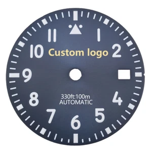 New 29mm custom wordart Watch Dial Fit NH35 NH36 Automatic mechanical Movement - Picture 1 of 28
