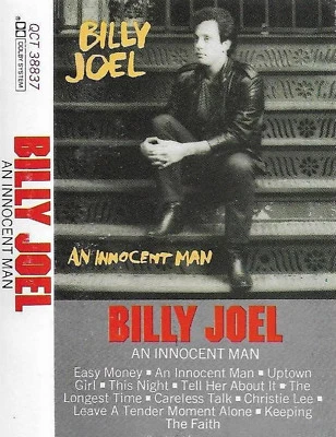 Billy Joel ‎An Innocent Man CASSETTE USA 1O TRACK ALBUM Rock & Roll, Pop Rock - Image 1 of 4