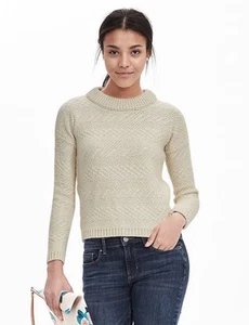 Banana Republic Blanket Stitch Woman's Pullover NWT SZ XL - Picture 1 of 4