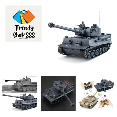 German Tiger Tank RC Toy 1:28 - Realistic War Adventures for Boys & Girls - Image 1 of 4