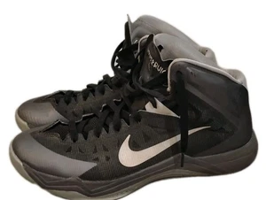 Nike Uomo Zoom Hyperquickness Grigio/Nero Taglia 12 Scarpe da Basket USA - Foto 1 di 6