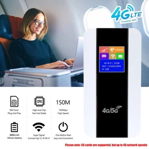 Router punto de acceso móvil portátil inalámbrico 4G LTE desbloqueado WiFi MiFi banda ancha - Imagen 1 de 16