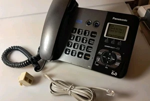 Panasonic 2 linee telefono cordato segreteria telefonica digitale KX-TG9391T nero - Foto 1 di 7