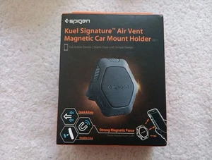 Soporte magnético para teléfono con ventilación de aire Spigen para teléfono de automóvil - negro - Imagen 1 de 5