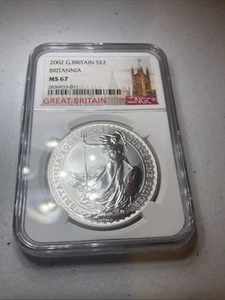 2002 G Britain S2 Britannia MS67 - Picture 1 of 2