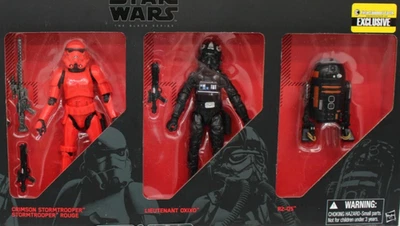 Hasbro Star Wars Black Series Ent. Earth Ex Crimson Stormtrooper Lt. Oxixo R2-Q5 - Image 1 of 4