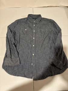 Old Navy Men’s Size XXXL Slim Fit Casual Button Down Long Sleeve Shirt - Picture 1 of 6