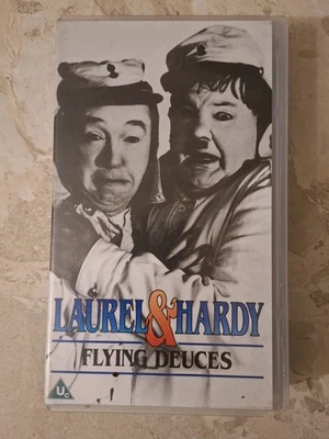 Laurel & Hardy - The Flying Deuces (VHS Video Tape) -Freepostage - Image 1 of 4