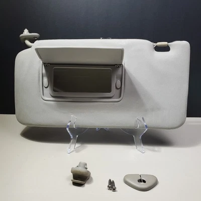 Parasol gris Honda Element 2006-2003 lado del conductor OEM tela parasol tocador B Foto 1 de 4