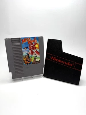 Mega Man 6 (Nintendo NES) AUTHENTIC Tested Working *CLEAN* w/ Dust Cover! - Image 1 of 4