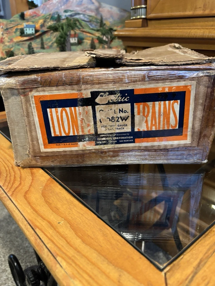 Lionel Prewar Outfit No. 0082W Double OO Gauge 002/002W Set Box/In need of help! - Image 1 of 4