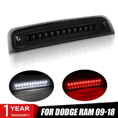 Smoke LED 3rd Brake Tail Light Lamp For 2009-18 Dodge Ram 1500 2010-18 2500 3500 Foto 1 de 4