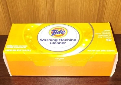 Tide Washing Machine Cleaner 3 Pouches 7.9 oz Old Formula  Removes Residue New - Image 1 of 4