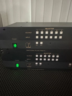 Kramer VS-606 XL 6x6 Composite Video Audio Matrix Switcher VS606XL - Image 1 of 4