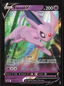 Espeon V SWSH201 Sword & Shield Black Star Promo Pokemon Card - Picture 1 of 2