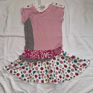 Naartjie Kids Drop Waist Whimsical Twirl Dress Size 9 Yrs - Picture 1 of 12