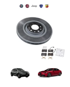 Satz Bremsscheiben + Beläge vorne ORIGINAL ALFA ROMEO STELVIO GIULIA STELVIO - Bild 1 von 4