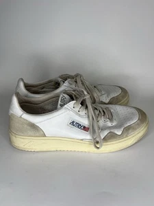 Autry Medalist Blanco Gris Gamuza Cuero Zapatillas bajas Para Hombres EU 46 US 13 Zapatos - Imagen 1 de 16
