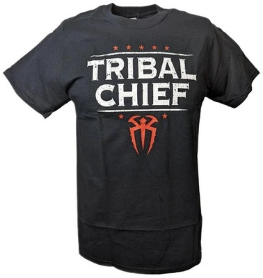 Roman Reigns Tribal Chief Black T-shirt - Image 1 of 4