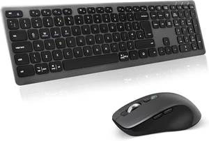 Wireless Keyboard And Mouse Combo Set For PC Laptop Full-Size - Picture 1 of 10