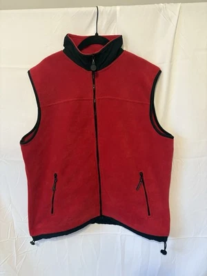 Chaleco polar rojo Pro Spirit para hombre talla grande Foto 1 de 4