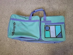 RARE VINTAGE 1980s Adidas Tennis Holdall Bag Ivan Lendl West Germany OG  - Bild 1 von 19
