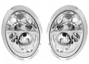 Faro izquierdo derecho para Mini Cooper R50 R52 R53 01-04 Set H7/H7 + motor - Imagen 1 de 5