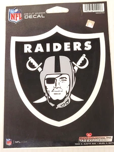 NFL Las Vegas Raiders - 5 1/4" x 5" Die Cut Window Decal, New - Picture 1 of 4