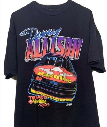 Vintage Racing Tee 1992 Davey Allison T-shirt, Salute The Troops Racing T-shirt Cover