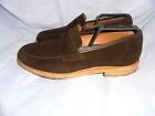 Hugs And Co Men Brown Leather Slip On Loafer Shoes Size Uk 9 Eu 43 Vgc